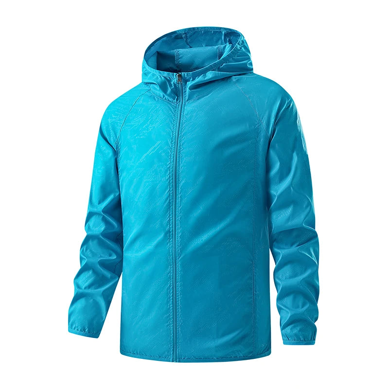 Waterproof Hiking Jackets for Men and Women Sun Protection Windbreaker Camping Climbing Rain Coat Unisex Portable Clothes