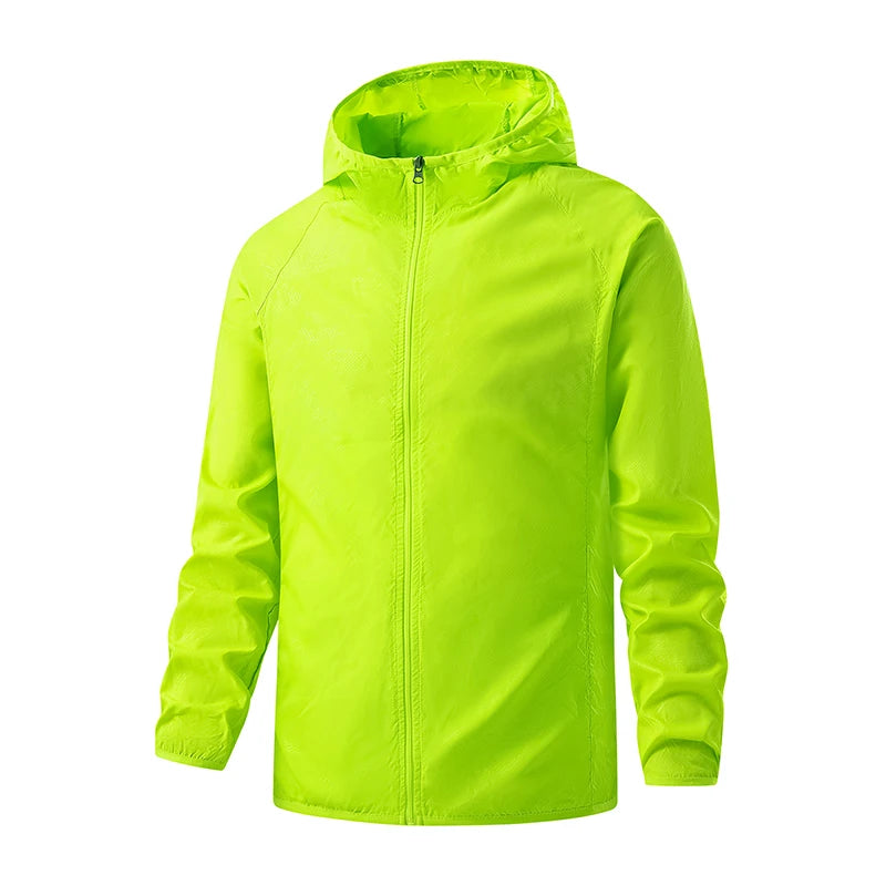 Waterproof Hiking Jackets for Men and Women Sun Protection Windbreaker Camping Climbing Rain Coat Unisex Portable Clothes