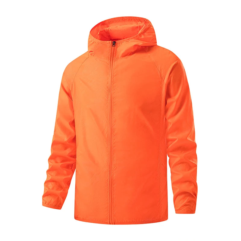 Waterproof Hiking Jackets for Men and Women Sun Protection Windbreaker Camping Climbing Rain Coat Unisex Portable Clothes