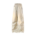 Women Hiking Pant Autumn Outdoor Sports Waterproof Paratrooper Pants Elastic Waist Camping Trousers Solid Cycling Fishing Pants